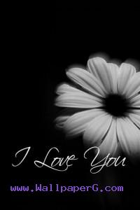I love you in black