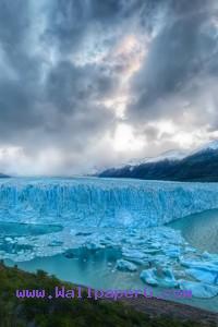 Ice glacier