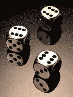 Lighted dice