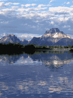 Sunny mountain