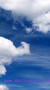 White clouds