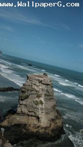 Rock in water