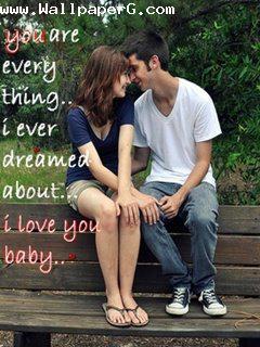 You are every thing i ever dreamed