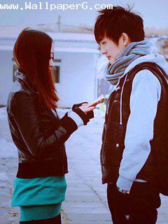 Girl purposing boy