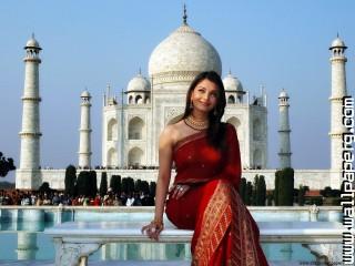 Aishwarya rai taj mahal awesome wallpaper