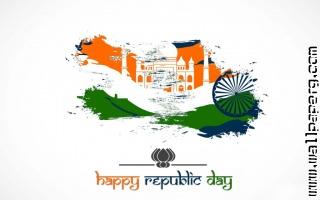 Abstract design of indian flag for happy republic day 2015 1