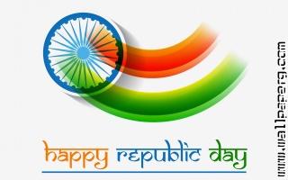 Happy republic day 2015 3d wallpaper