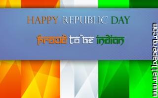 Happy republic day 2015 beautiful greetings with indian flag