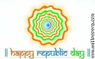 Happy republic day 2015 rangoli design hd wallpaper 1024x640