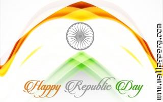 Illusion of indian flag 3d desgin of republic day 2015 wallp