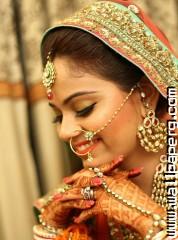 Beautiful bridal posture