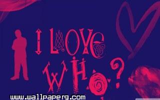 I love who wallpaper