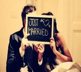 Just married