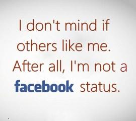 Facebook status