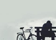 Boy and bike