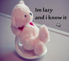 I am lazy and i know it wallpaper