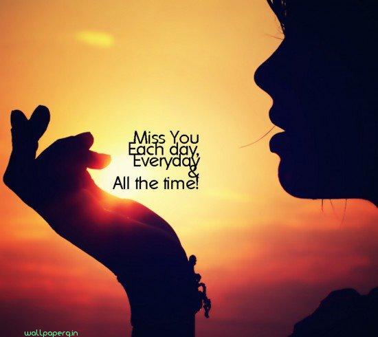 Miss you each day everyday hd miss you wallpaper