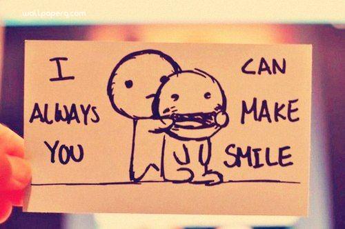 I can make you smile hd image quote