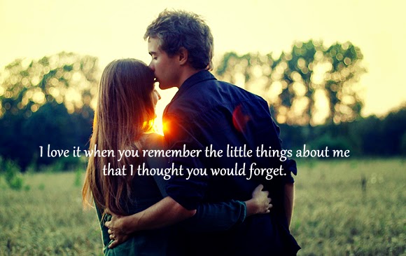 I love it when you remember couple love quote 