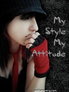 Girl quote my style my attitude