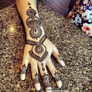 Mehndi design karwa chouth diwali occasion