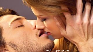 Hot love kissing