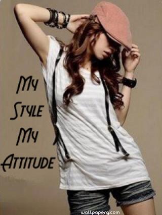 My style my attitude girl