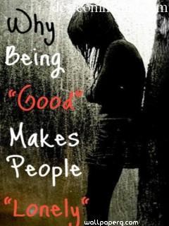 Being good makes people lonely