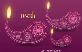 Happy diwali creative wal