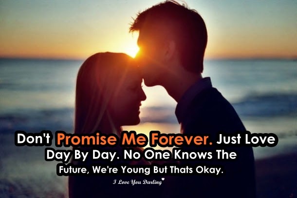 Couple promise me forever