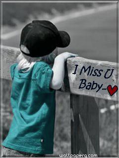 Download I miss you baby - Miss you hd wallpapers- For Mobile Phone