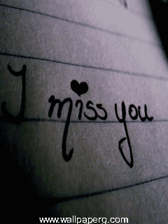 I miss you hand made pic