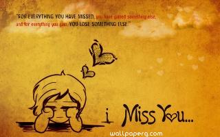 Hearttouching miss you quote