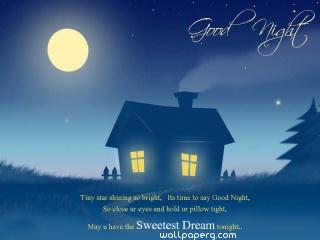 Good night hd wallpaper