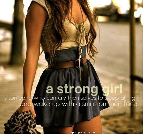 A strong girl hd wallpaper