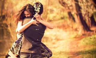 Love hug couple hd wallpaper