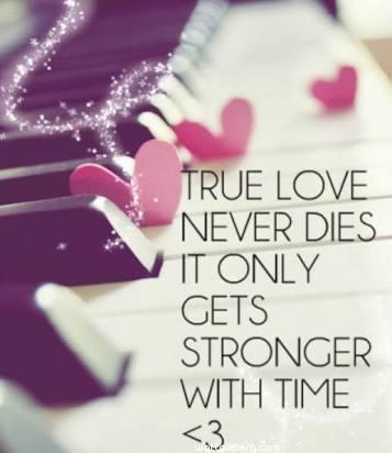 Love strong with time quote wallpaper
