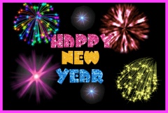 Animated wallpaper new year