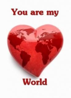 You are my world wallpaper