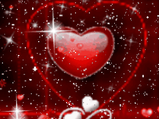 Animated hearts wallpaper