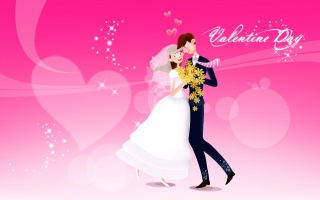 Valentine day love dance