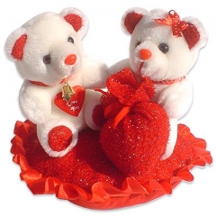 Teddy bear on heart