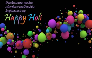 3d colorful balloons for holi