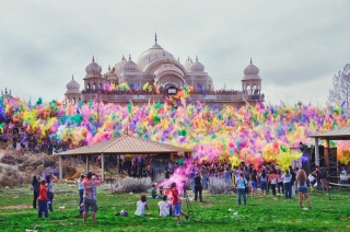 Amazing holi festival cel