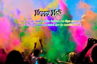 Happy holi wishes hindi quotes image