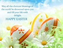 Easter wallpaper with a message