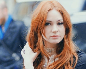 Beautiful redhead karen gillan