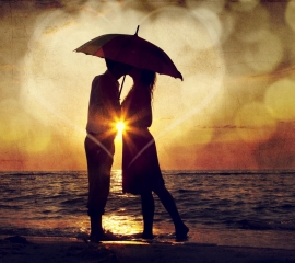 Sunset couple