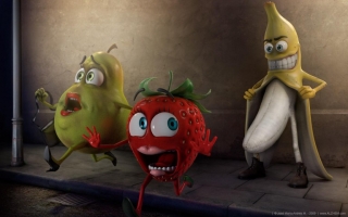 Banana funny fruit hd wallpaper