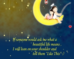 Cute cartoon love hd wall